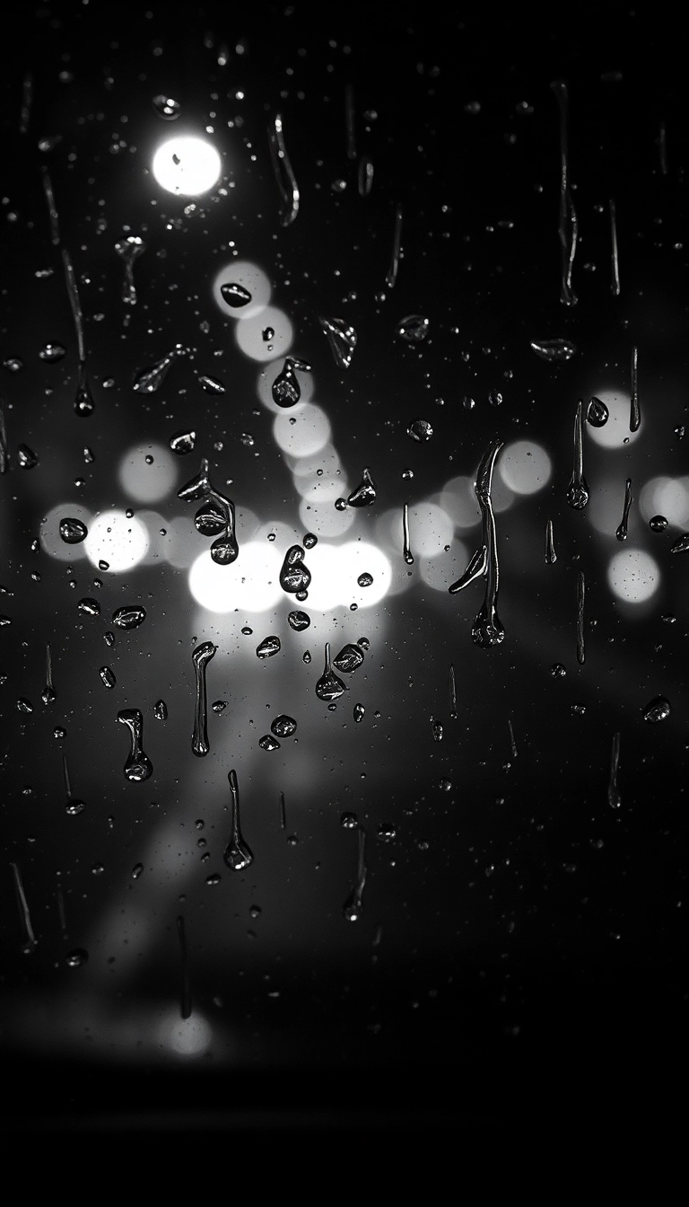 Free Night Car Rain iPhone Appealing Wallpaper